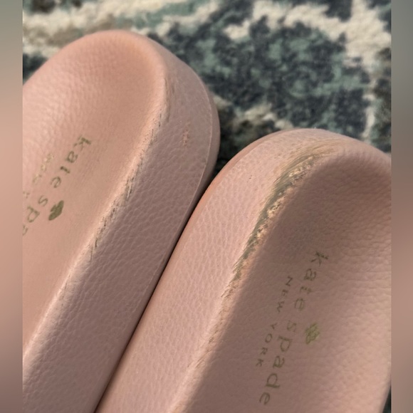 Kate Spade New York Sunny Logo Slide Sandal Pink Women’s Size 6B - Picture 8 of 9